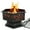 Hexagon, variant on SONGMY 22" Round Fire Pit, Outdoor Patio Garden Backyard Stove Firepit with Cover, Steel Fire Bowl