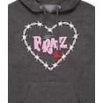 thumbnail image 3 of Bratz - Barbed Wire Heart - Men's Fleece Pullover Hoodie, 3 of 5