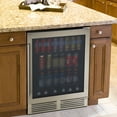 thumbnail image 2 of Avanti DESIGNER Series Beverage Center, 126 Can Capacity, in Stainless Steel with Black Cabinet (BCD50Z3S), 2 of 9