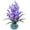 Purple, variant on Dancing Lady Orchid Artificial Arrangement in Blue Vase