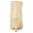 thumbnail image 3 of BLISSFUL STEP Women's Pointed Toe Zipper Stiletto Heels Ankle Boots, 3 of 6