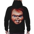 thumbnail image 6 of Lsque Chucky Pattern Casual Men's Hoodie,Hooded Sweatshirt with Kangaroo Pocket,Pullover Hoodie-X-Large, 6 of 8
