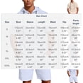 thumbnail image 3 of Xdegoge 2 Piece Sets for Men Linen Short Sleeve Hooded Henley Tops and Shorts Outfits with Pockets Drawstring Casual Summer Vacation Travel Set, 3 of 9