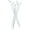 White With Clear, variant on PMU Maxi - Mini II Air Filled Clear Balloon Base (50/Pkg) Pkg/1