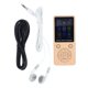 thumbnail image 1 of 64GB MP3 MP4 Player with Bluetooth 5.0 1.8 Inch Screen Portable HiFi Music Player with Speaker Video FM E Book Earphone Support Up to 128GB Gold, 1 of 4