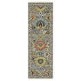 thumbnail image 3 of Oriental Weavers Lucca Wool Blend Area Rug - 2888G - 3'3" x 5' - in Gray/ Multi - Vintage Inspired, Wool Blend, Entrway, Bedroom Rug, 3 of 3