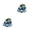 thumbnail image 2 of Guardoinrt 1/2/3/5 Exquisite Wedding Decor Realistic Appearance With Artificial Flower Bouquet haze blue 2PCS, 2 of 6