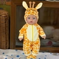 thumbnail image 6 of STPToys Doll Clothes,Winter Reborn Dolls Outfit Accessories Cute Animal Dolls Clothes,Christmas Stocking Gift - Yellow, 6 of 7