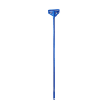 Globe Commercial Products Mop Handle, 60", Fiberglass, Blue