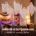 thumbnail image 4 of Ayieyill Halloween Hanging Ghosts Outdoor Decoration(6 Pack), Cute Flying Ghosts for Halloween Yard Garden Porch Party Decorations, 4 of 6