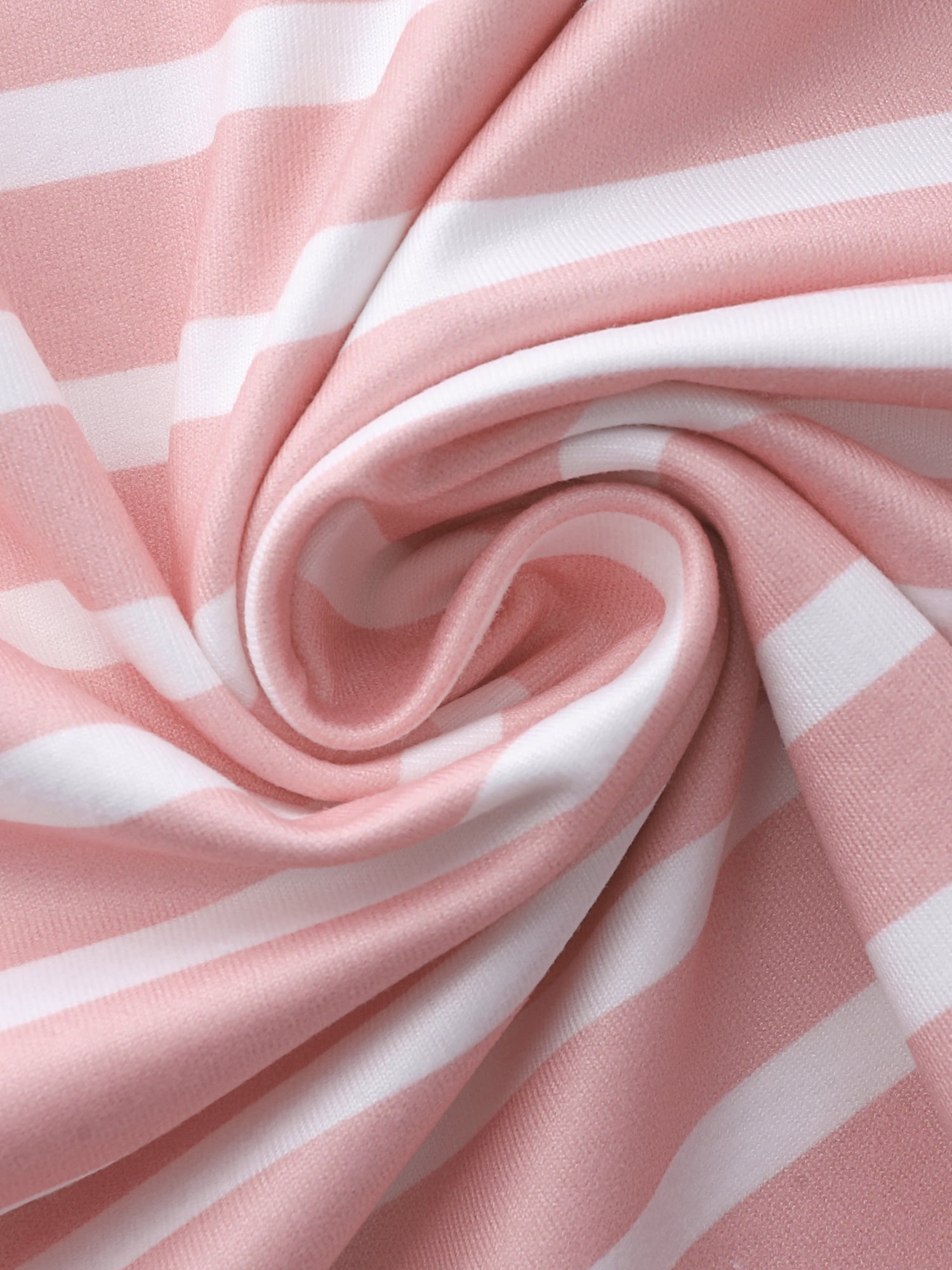 DARING DIVA Women's Drawstring Elastic Waist Cotton Pajama Pants M Dusty Rose Stripe