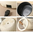 thumbnail image 2 of Mini Rice Cooker Portable Design Rice Cooker Small for Long-Distance Travel cute rice cooker Multi-function Rice Cooker Stainless Steel Inner Pot Low Carb Rice Cooker-Beige, 2 of 6