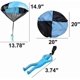 thumbnail image 3 of Parachute Toy, Tangle Free Throwing Toy Parachute, Outdoor Children's Flying Toys, No Battery nor Assembly Required (4 Pieces Set), 3 of 4