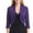 Purple, variant on Bmisegm Women's Summer Cardigan 3/4 Sleeve Cropped Cardigan Jacket Cardigan Bolero Jackets for Women White L