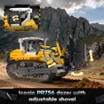 thumbnail image 3 of Bulldozer Building Kit with Pneumatic Cylinders, Excavator Construction Engineering Toy for Adults, Buildable Creative Model(1200 Pieces), 3 of 5