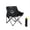Black, variant on Outdoor Lightweight Folding Camp Chairs with Cup Holder Portable Quad Frame Durable Seating Tailgating Camping Sports Beach Chair Fishing Party