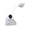 White, variant on Flexible Gooseneck Adjustment & Playful Style, Desk Lamp with Astronaut Themed Led Desk Lamp — 11x4.7x2.8 Inch Table Illumination, Made of Plastic Fun Reading Table Nightlight for Campus & Bedroom