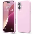 thumbnail image 1 of KOMI Compatible with iPhone 16 Pro Max Case, Premium Liquid Silicone Case, Full Body Protective Cover, Shockproof, Slim Phone Case, Anti-Scratch Soft Microfiber Lining, 6.9 inch Hot Pink, 1 of 5