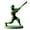 B, variant on Green Baseball Soldier Figurine, 1.95 inch, Handcrafted Plastic Decoration, Adds Sporty Personality to Home or Office, Perfect Gift for Baseball Fans