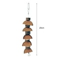 thumbnail image 5 of Hamster Hanging Chew Toys, Natural Semi-circular Wood Skewers Shape Bite Resistant Swing Molar Toy for Hamsters Bunny Rabbits Parrots Guinea Pigs Chinchilla, 5 of 7
