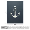 thumbnail image 4 of Orinice Anchor Warm Lightweight Blanket Soft Fleece Blankets for All Seasons, Decorative Throw Blanket for Living Rooms, Sofa, Office, Cow Gifts, Long-lasting Super Soft Blanket, 4 of 6