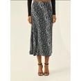 thumbnail image 2 of Leopard Print Midi Skirt, 2 of 5