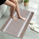 thumbnail image 5 of Xihbxyly Ofertas de Iluminación Felpudo de Microfibra Extra Grueso a Rayas, Antideslizante, para Entrada de Baño y Cocina, Absorbente de Agua, para Puerta de Baño y Cocina., 5 of 6