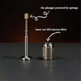 thumbnail image 2 of Portable Stainless Steel French Coffee Press and Tea Maker, Reusable Coffee Press with Full Flavor, 2 of 5