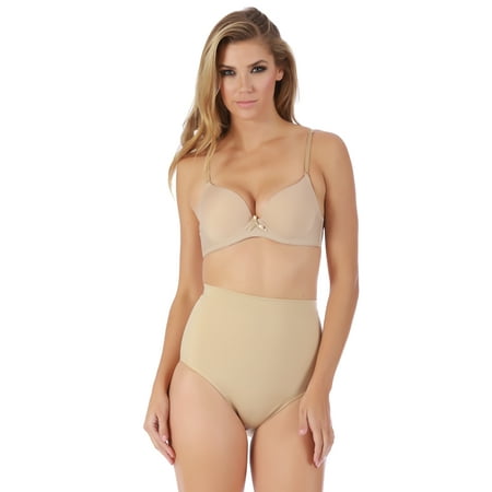 InstantFigure Womens Firm Control High-Waist Full Coverage Shaping Panty