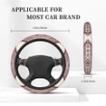 thumbnail image 3 of Uemuo Fashion Tatreez2 Printed Car Elastic Steering Wheel Cover - Universal Car Accessory for Diverse Cars Anti-Slip, and Comfortable- 15", 3 of 8