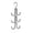 Z11 Black, variant on Rovga Hooks Over The Door Hanger Clothes Towel Storage Holder, Aluminum alloy