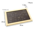 thumbnail image 3 of CHOK Chalkboard Sign Single-Sided Erasable Message Board Blackboard Wall Decor Signs with Hanging String 30x20cm, 3 of 4