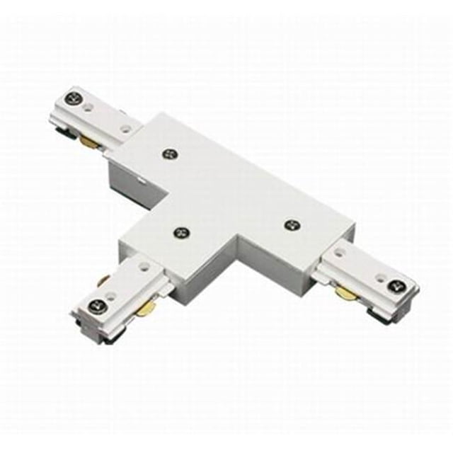 Cal LightingHT-282-WH Right T Connector with Power Entry- White
