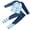 Sky Blue1, variant on KKBOTIVE Boys Long Sleeve Rash Guard UPF 50 Sun Protective Two Piece Swim Set for Water Sports ( Sky Blue1 Size: 9-10 Years )