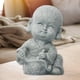 thumbnail image 5 of Adorable estatua de Buda, figura china, coleccionable, regalo, artesanía, resina, monje zen. Pintura, 5 of 9