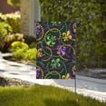 thumbnail image 4 of Easygdp Mardi Gras6 Garden Flag Yard Flag Welcome Flag, Double-Sided, Weather Resistant for Outdoor Decor - 28"x40", 4 of 9