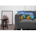 thumbnail image 3 of Ambesonne Landscape Throw Pillow Cover 2 Pack, Abraham Lake Shore Photo, 24", Multicolor, 3 of 7