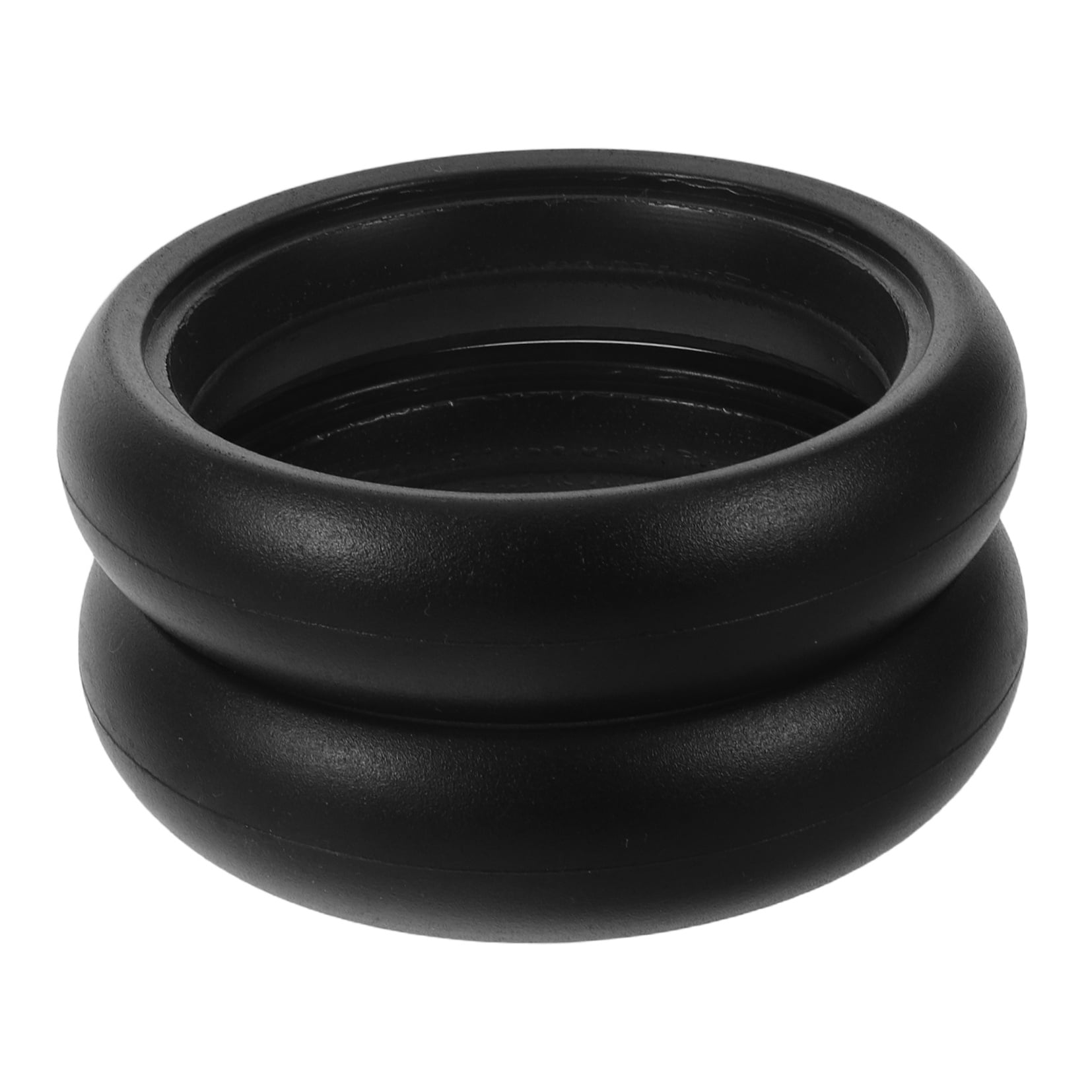 OUNONA Black Smooth Rubber Outer Tire for Stroller Wheel Replacement, Universal Fit Pushchair Wheel Accessory