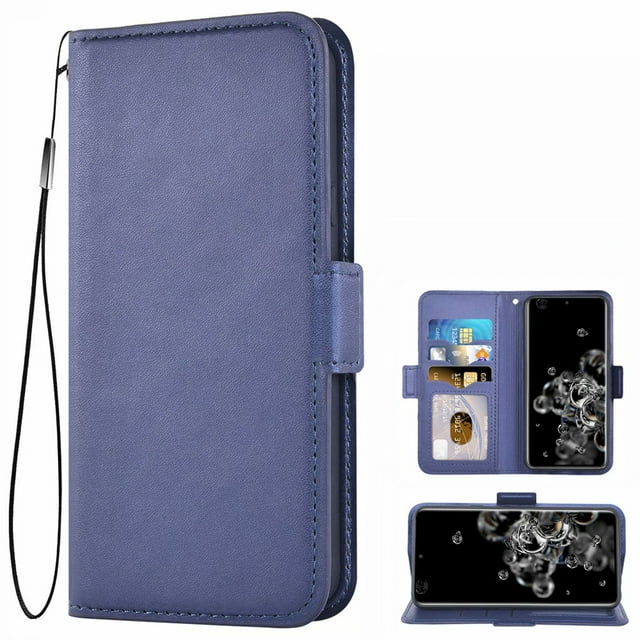 Case for Samsung Galaxy S20-Ultra, Phone Case Leather, Case Flip Case Magnetic Leather Case Protective Cover