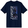 thumbnail image 5 of Ultraman Zamsher Logo text Zamsher text on Navy Short Sleeve Adult T-Shirt-3XL, 5 of 7