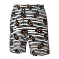 thumbnail image 4 of Balery Haloween Pumpkins Traje de Baño Estilo Hawaiano para Hombre, Shorts de Secado Rápido con Bolsillos-Small, 4 of 6