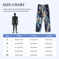 thumbnail image 2 of Salouo Abstract Blue Squares Print Pajama Pants for Men, Lounge Pants Elastic Waistband Casual Men's sleepwear Loungewear Sleep Pajama Pant -Medium, 2 of 7