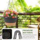 thumbnail image 3 of ADDHAT Maceta Colgante De Plástico Para Plantas Suculentas Y Jardín Exterior, 3 of 7