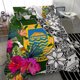 thumbnail image 2 of Tuvalu Juego de Cama Personalizado Blanco - Turle Plumeria Banana Leaf, 2 of 5