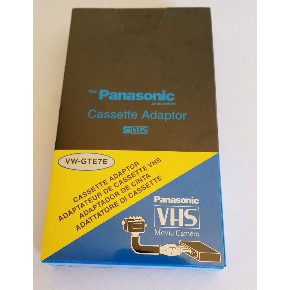 VHS C MOTORIZED CASSETTE ADAPTER CAMCORDER PLAY VHSC VIDEO TAPE ON