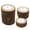 Brown*3pcs, variant on Cheers.US 3Pcs/Set Candle Holders, Personalized Wooden Votive Tealight Holders for Wedding Centerpieces for Table, Halloween |Christmas Party |Valentine's Day |Home Decoration 