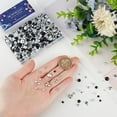 thumbnail image 3 of 60G ABS Plastic Imitation Pearl Cabochons Nail Art Decoration Accessories for Women Half Round Black 3~9x1.5~5mm, 3 of 7