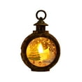 thumbnail image 2 of CoreLiving Indoor Christmas Lantern with Snow Globe - Battery Powered Glowing Water Lantern, Decorative Holiday Decor for Room, Tree, and Festive Indoor Scenes, Perfect Christmas Gift Idea, 2 of 3