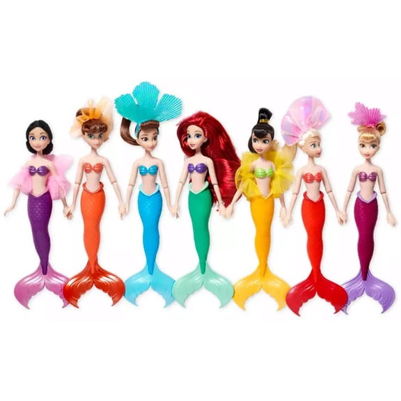 Disney Princess Ariel & Sisters Mini Doll Gift Set (Ariel, Aquata, Andrina, Arista, Attina, Adella & Alana)