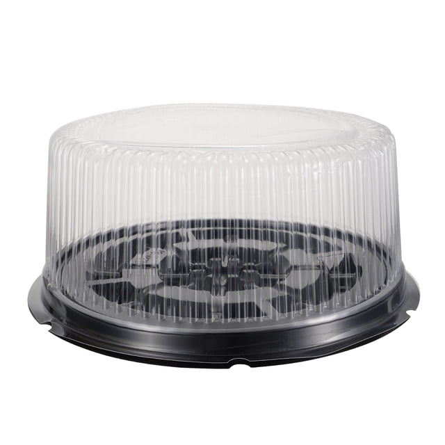 ColoMX Cajas de pastel de torta de postres transparentes de 5 piezas Caja de contenedor de pastel de panadería